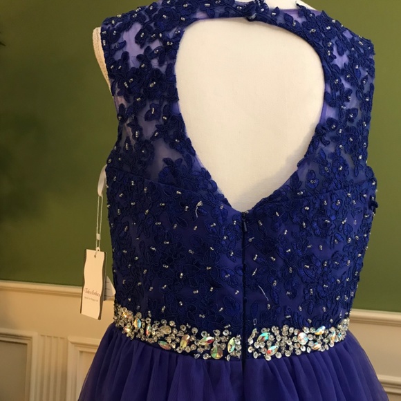 Short Baby doll tulle Cocktail party prom dress - Picture 3 of 10